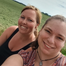 In het zonnetje genieten
